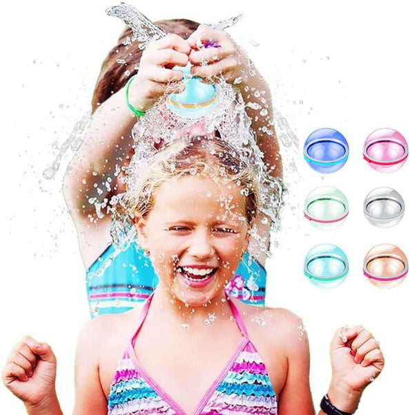 Boule d'eau en silicone réutilisable Jouet d'eau de piscine d'été pour  enfants